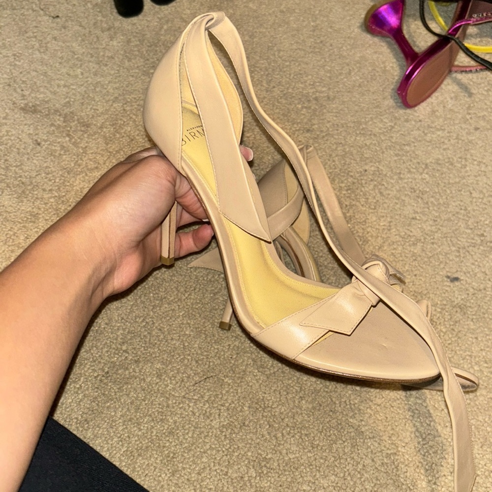 andre birman wrap heels